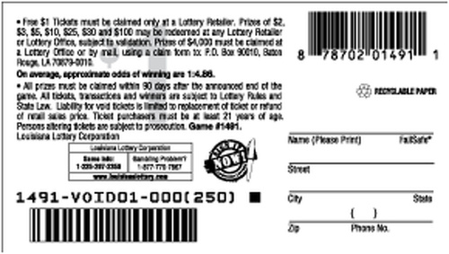 Front of Game Card