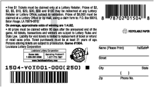 Front of Game Card