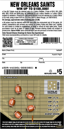Front of Game Card