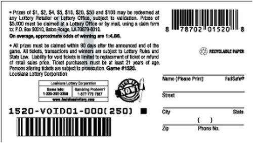 Front of Game Card