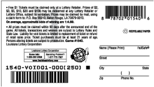 Front of Game Card