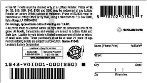 Front of Game Card