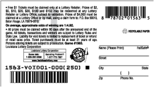 Front of Game Card