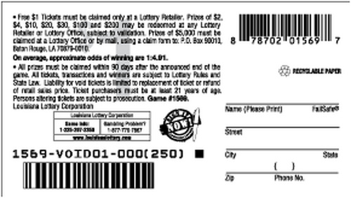 Front of Game Card