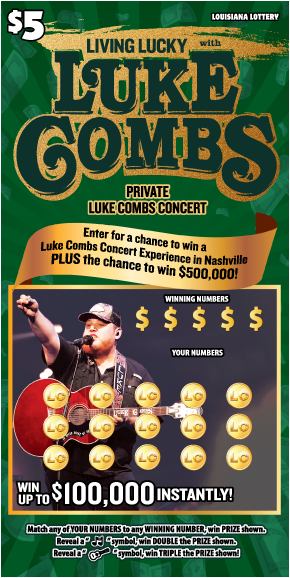 Living Lucky With Luke Combs Louisiana Lottery