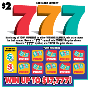777 scratch-off from Louisiana Lottery