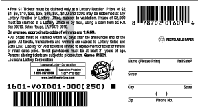 Back of Game Card